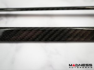 Alfa Romeo Giulia Air Conditioning Dash Bezel - Carbon Fiber - Pre '20 - Feroce Carbon 